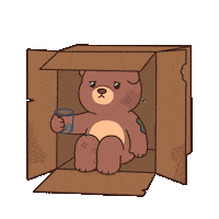 Shaking Teddy Bear Sticker by BEARISH
