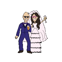 Eagle Carter Wedding Sticker by BMGPM