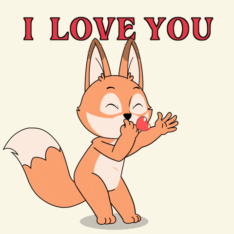 I Love You Kiss GIF by Raposa Coffee