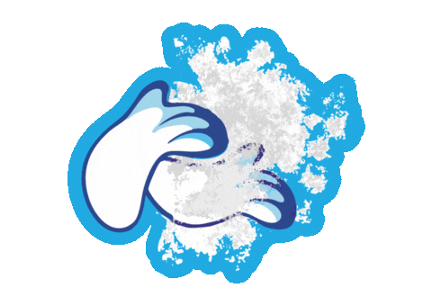 Hands Cloud Sticker by Lazyghost