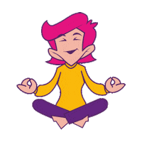 digitallotsen chill trance omm meditieren Sticker