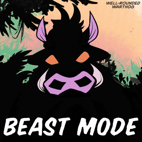 Going Wild Beast Mode GIF by VeeFriends