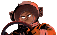 Russel Hobbs Space Sticker by Gorillaz