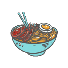 Ramen Eating Sticker by itMatch