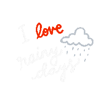 chicabeingme rain weather cloud umbrella Sticker