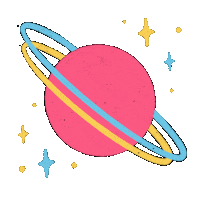 Space Stars Sticker