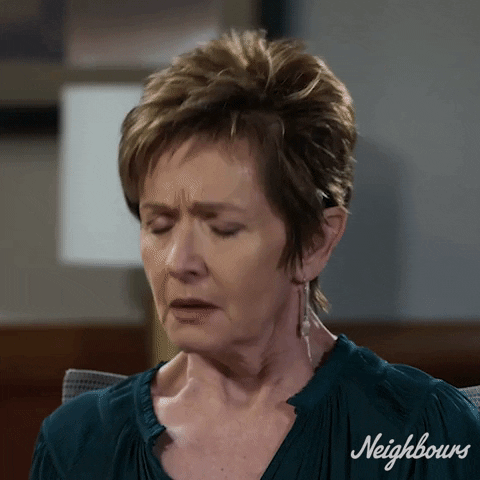 Sad Give Up GIF by Neighbours (Official TV Show account)