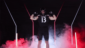 University Of Cincinnati Flex GIF by Cincinnati Bearcats