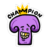Champ Ibex Sticker