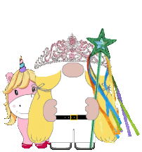 Unicorn Princess Sticker