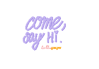 Sayhi Sticker by Hello Ginger