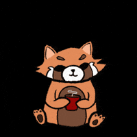 Red Panda Coffee GIF