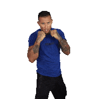 Fitness Fighting Sticker by Michael Vazquez