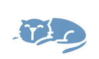 Cat Sticker by Smulderstextiel.nl