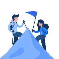 Mountain Celebrations Sticker by Asana