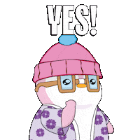 Hell Yeah Yes Sticker by Pudgy Penguins