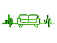 IlClebbino couch divano clebbino ilclebbino Sticker