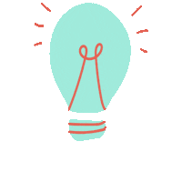 alaiadesignstudio idea aha lightbulb Sticker