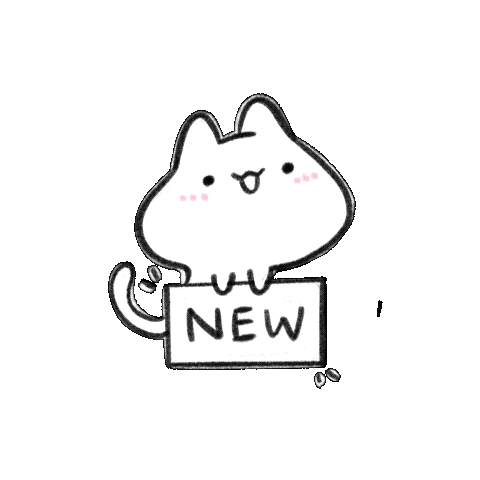 Shooley cat new new post doodle Sticker