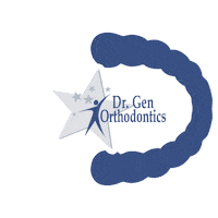 drgenorthodontics smile braces invisalign orthodontics Sticker