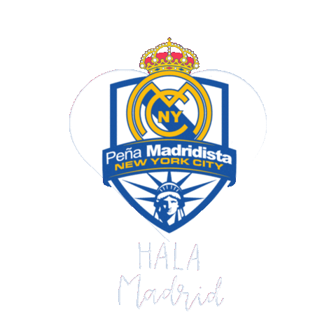 White Heart Blanco Sticker by MadridistasNYC