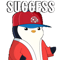 Happy Lets Go Sticker by Pudgy Penguins