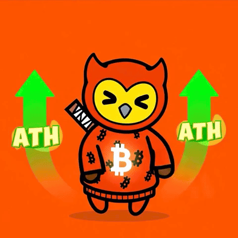 Bitcoin owl dancing