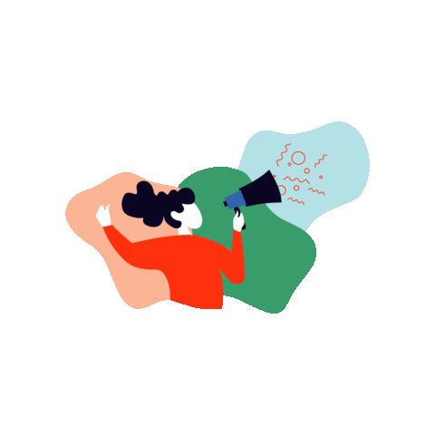 cegepduvieuxmtl giphygifmaker girl fille crier Sticker