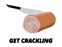 AustralianPork pork crackling aussie pork australian pork Sticker