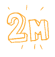 2M Sticker by Lucas Levitan
