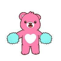 Say It Louder Teddy Bear Sticker by BEARISH