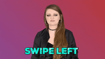 ryndean reaction swipe dating date GIF