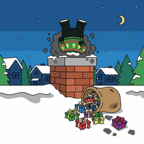 Christmas Snow GIF by Kanpai Pandas