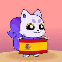 Spanish Flag GIF by Lucky Kat Studios