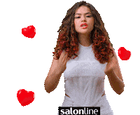 Heart Love Sticker by Salon Line