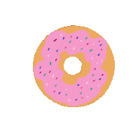 Donut Eating Sticker