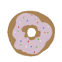 thevictorialau eat donut strawberry munch Sticker