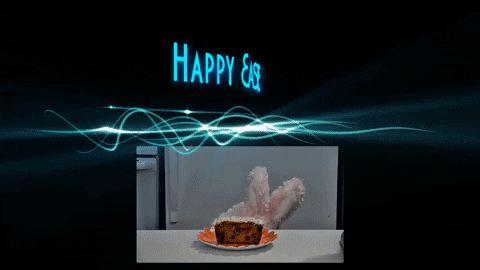 Hungry Easter Bunny GIF by Amy Lynn's Kitchen