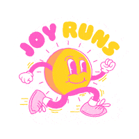 Happyvibes Funrun Sticker by LazenbyBrown