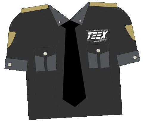 Law Enforcement Cop Sticker by TEEX (Texas A&M Engineering Extension Service)