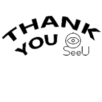 Thank You Sticker by SeeU Optics