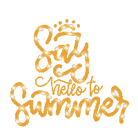 Summer Hello Sticker