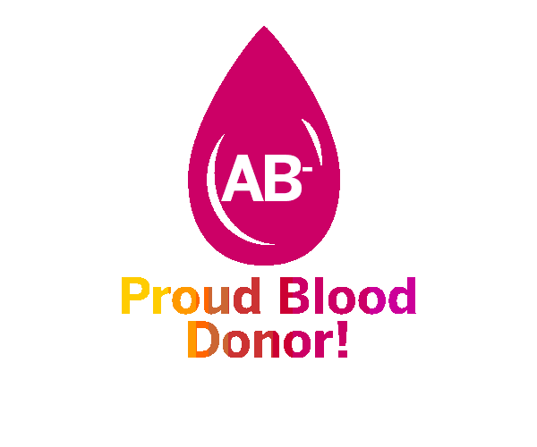 Ab Blood Donation Sticker by Versiti Blood Centers