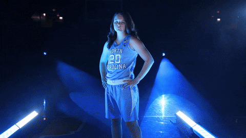 carolina basketball go heels GIF by UNC Tar Heels