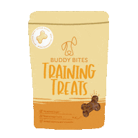 Training Treats Sticker by Buddy Bites Dog