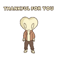 Thanksgiving Im Thankful For You Sticker by LT3 Creations