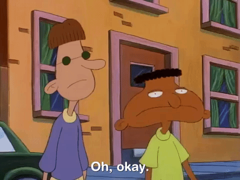 hey arnold nick splat GIF