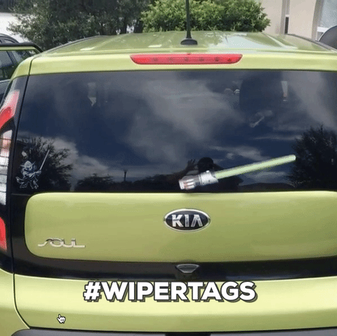 wipertags giphygifmaker green star wars one GIF