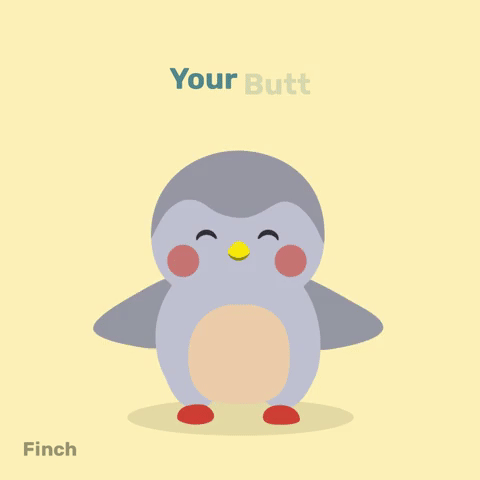 Your butt