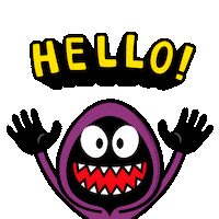 Wave Hello Sticker by Naeleck